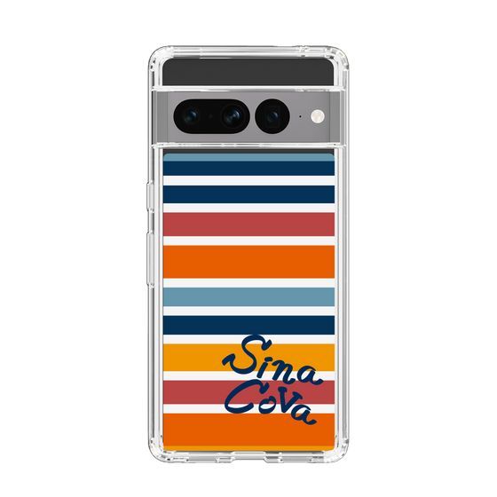 Slim Protection Case［ SINA COVA - Border Stripes - Multicolor ］
