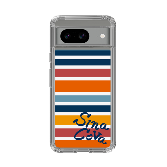 Slim Protection Case［ SINA COVA - Border Stripes - Multicolor ］