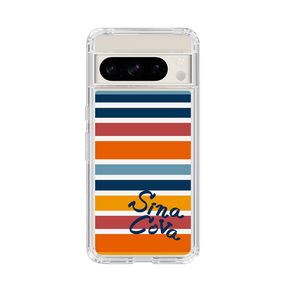 Slim Protection Case［ SINA COVA - Border Stripes - Multicolor ］