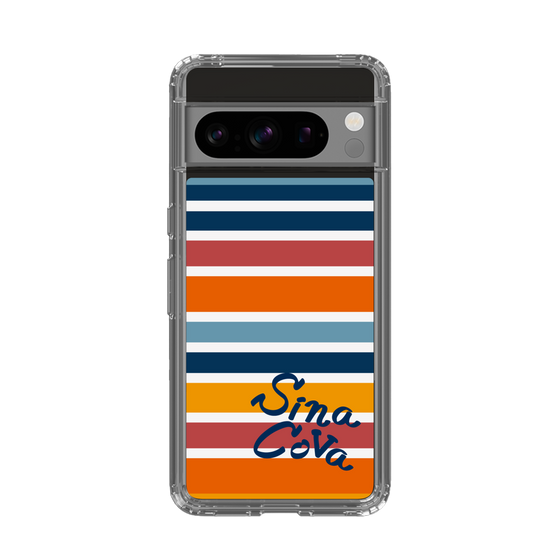 Slim Protection Case［ SINA COVA - Border Stripes - Multicolor ］
