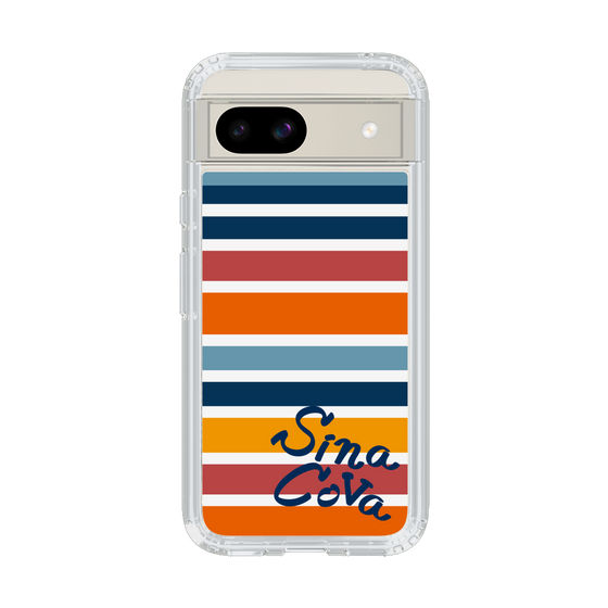 Slim Protection Case［ SINA COVA - Border Stripes - Multicolor ］