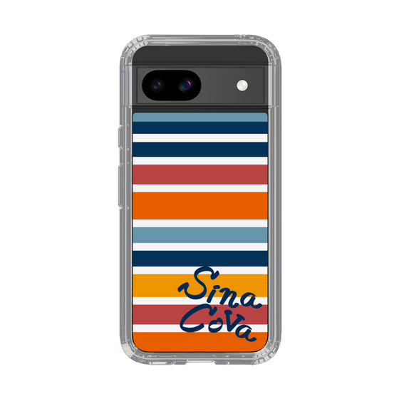 Slim Protection Case［ SINA COVA - Border Stripes - Multicolor ］