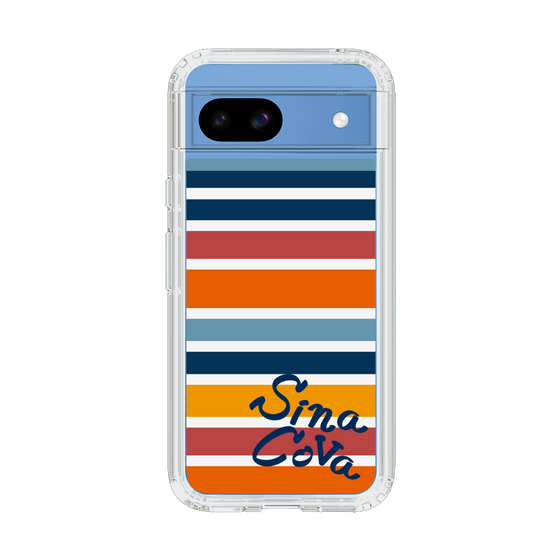 Slim Protection Case［ SINA COVA - Border Stripes - Multicolor ］