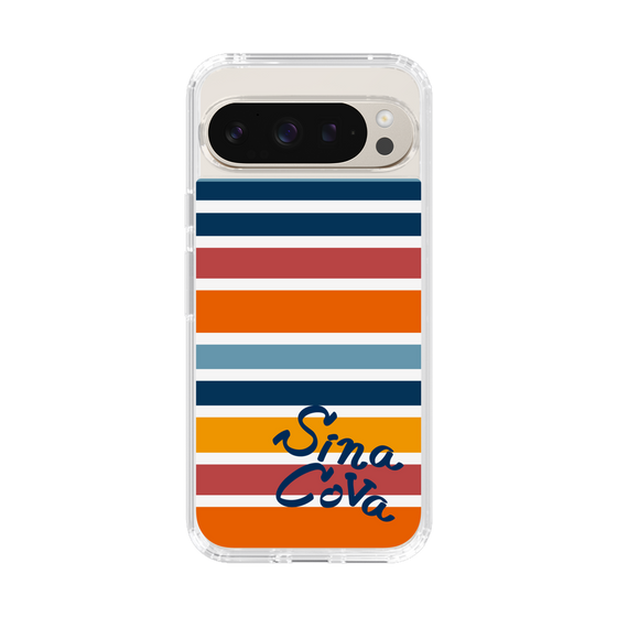 Slim Protection Case［ SINA COVA - Border Stripes - Multicolor ］