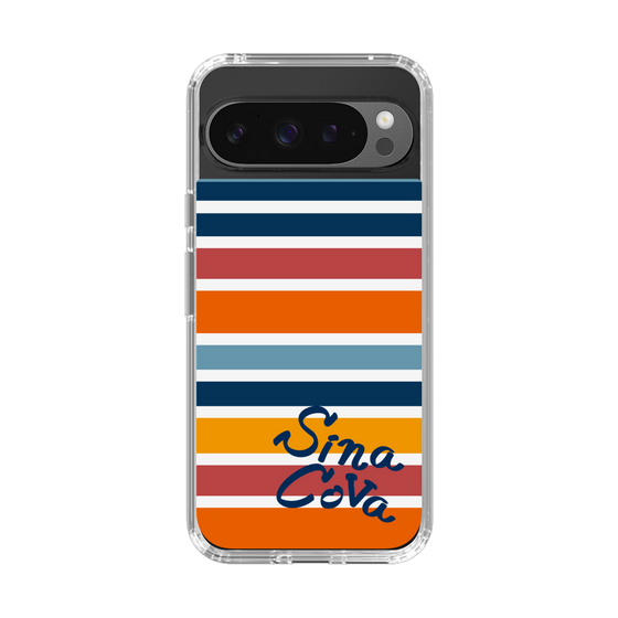 Slim Protection Case［ SINA COVA - Border Stripes - Multicolor ］