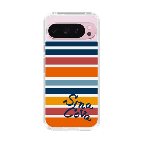 Slim Protection Case［ SINA COVA - Border Stripes - Multicolor ］