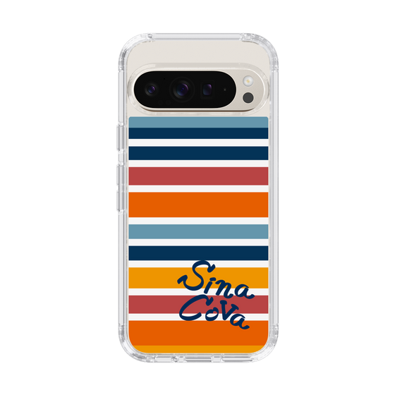 Slim Protection Case［ SINA COVA - Border Stripes - Multicolor ］