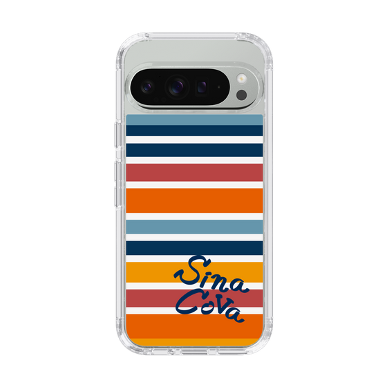 Slim Protection Case［ SINA COVA - Border Stripes - Multicolor ］