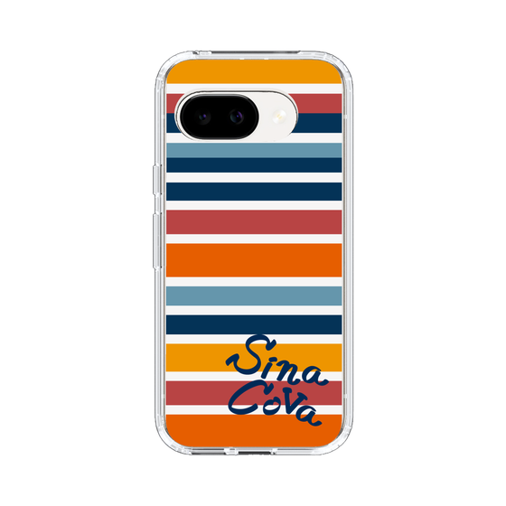 Slim Protection Case［ SINA COVA - Border Stripes - Multicolor ］