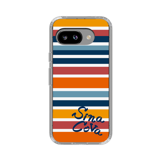 Slim Protection Case［ SINA COVA - Border Stripes - Multicolor ］