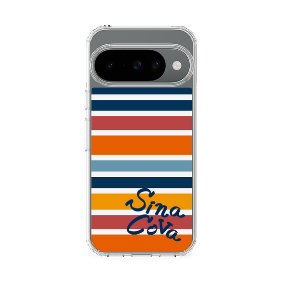 Slim Protection Case［ SINA COVA - Border Stripes - Multicolor ］