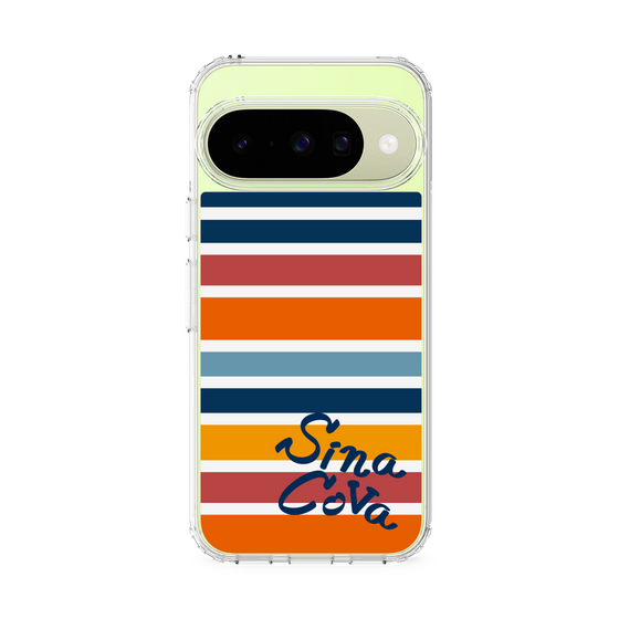 Slim Protection Case［ SINA COVA - Border Stripes - Multicolor ］