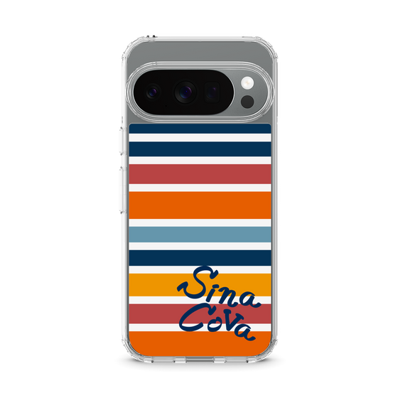 Slim Protection Case［ SINA COVA - Border Stripes - Multicolor ］