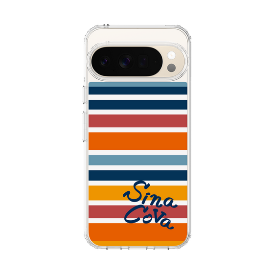 Slim Protection Case［ SINA COVA - Border Stripes - Multicolor ］