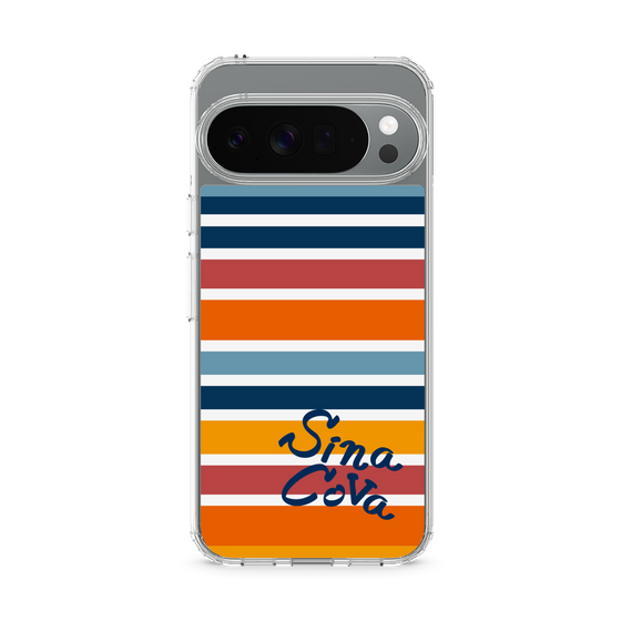 Slim Protection Case［ SINA COVA - Border Stripes - Multicolor ］
