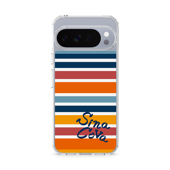 Slim Protection Case［ SINA COVA - Border Stripes - Multicolor ］