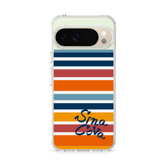 Slim Protection Case［ SINA COVA - Border Stripes - Multicolor ］