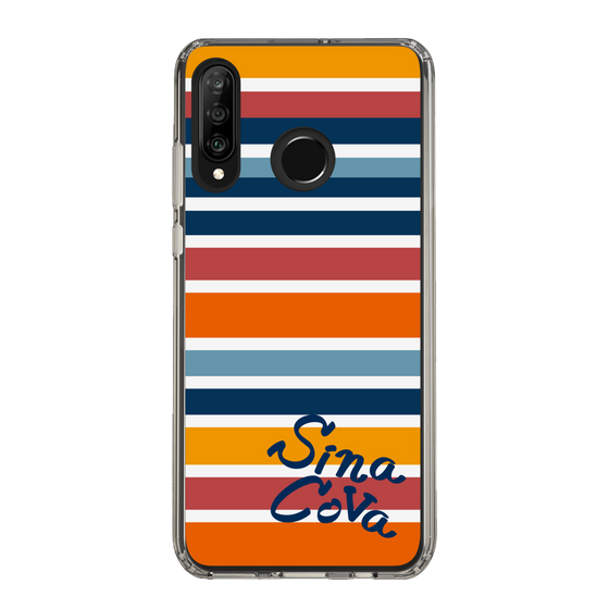 Slim Protection Case［ SINA COVA - Border Stripes - Multicolor ］