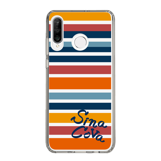 Slim Protection Case［ SINA COVA - Border Stripes - Multicolor ］