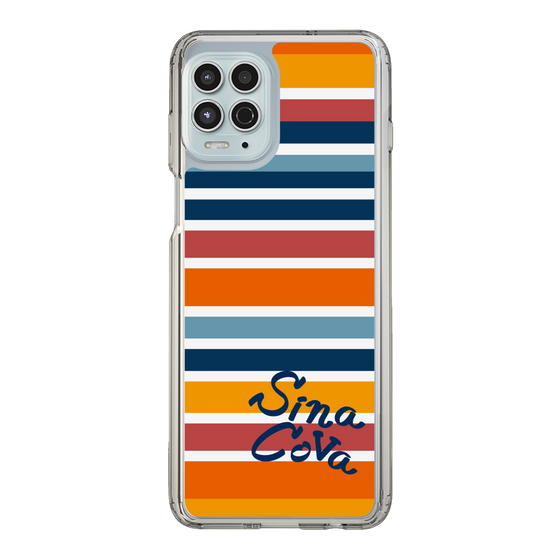 Slim Protection Case［ SINA COVA - Border Stripes - Multicolor ］