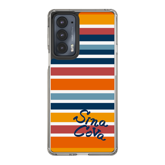 Slim Protection Case［ SINA COVA - Border Stripes - Multicolor ］