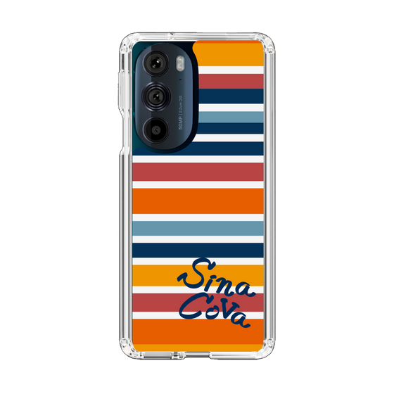 Slim Protection Case［ SINA COVA - Border Stripes - Multicolor ］