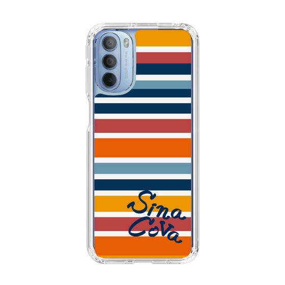 Slim Protection Case［ SINA COVA - Border Stripes - Multicolor ］