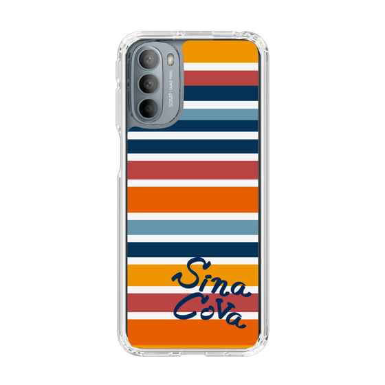 Slim Protection Case［ SINA COVA - Border Stripes - Multicolor ］