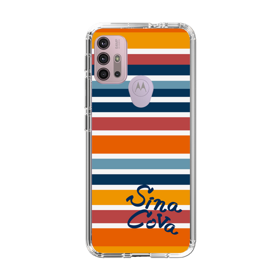 Slim Protection Case［ SINA COVA - Border Stripes - Multicolor ］