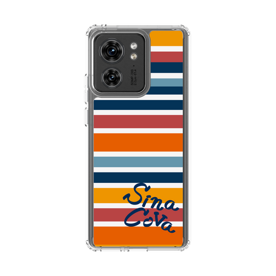Slim Protection Case［ SINA COVA - Border Stripes - Multicolor ］