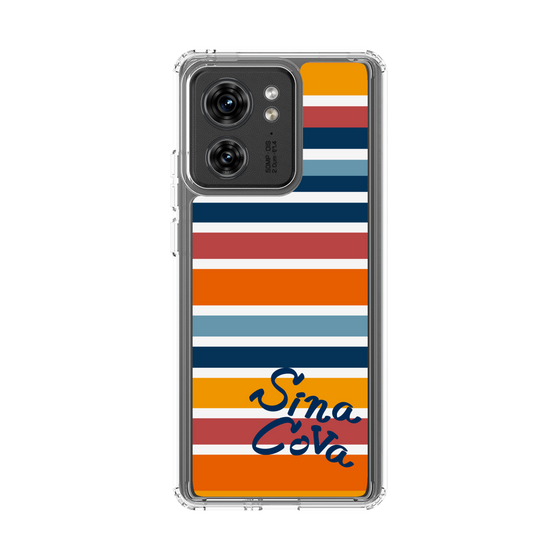 Slim Protection Case［ SINA COVA - Border Stripes - Multicolor ］