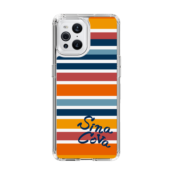 Slim Protection Case［ SINA COVA - Border Stripes - Multicolor ］