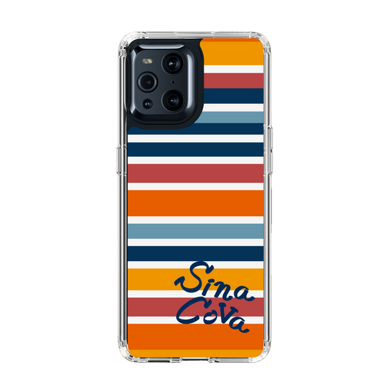 Slim Protection Case［ SINA COVA - Border Stripes - Multicolor ］