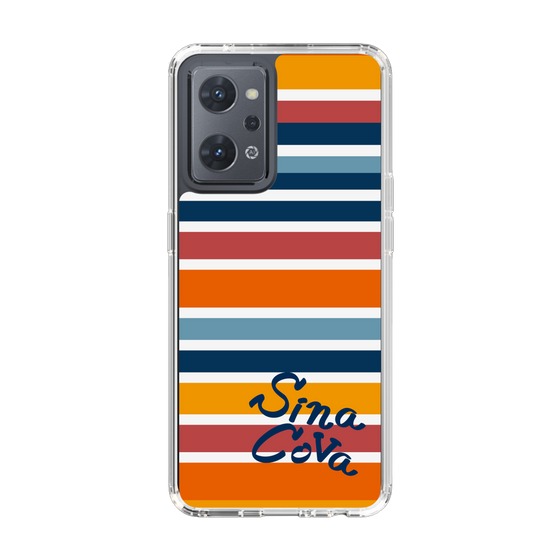 Slim Protection Case［ SINA COVA - Border Stripes - Multicolor ］