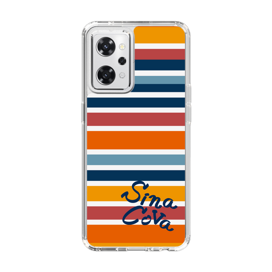 Slim Protection Case［ SINA COVA - Border Stripes - Multicolor ］
