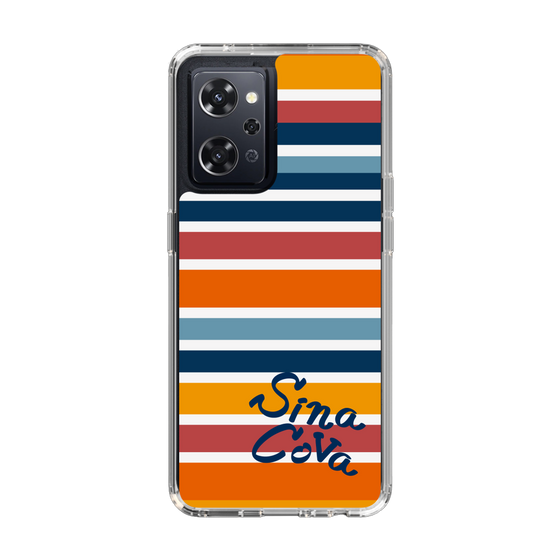Slim Protection Case［ SINA COVA - Border Stripes - Multicolor ］