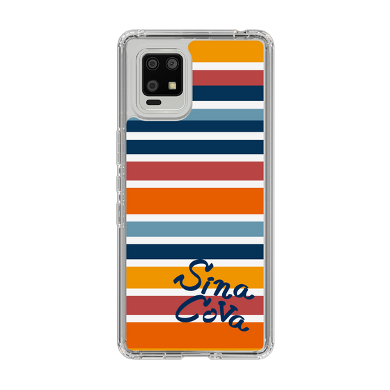 Slim Protection Case［ SINA COVA - Border Stripes - Multicolor ］