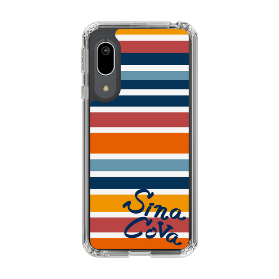 Slim Protection Case［ SINA COVA - Border Stripes - Multicolor ］