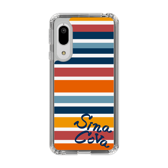 Slim Protection Case［ SINA COVA - Border Stripes - Multicolor ］