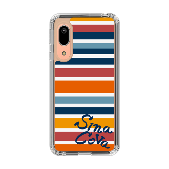 Slim Protection Case［ SINA COVA - Border Stripes - Multicolor ］