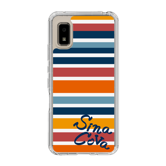 Slim Protection Case［ SINA COVA - Border Stripes - Multicolor ］