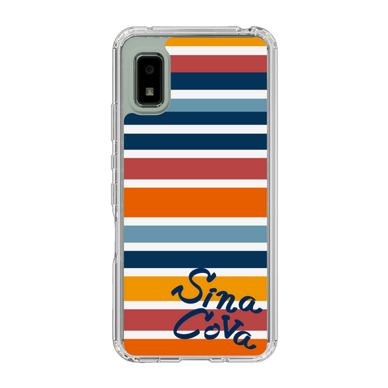 Slim Protection Case［ SINA COVA - Border Stripes - Multicolor ］