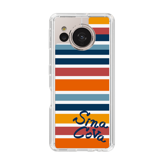 Slim Protection Case［ SINA COVA - Border Stripes - Multicolor ］