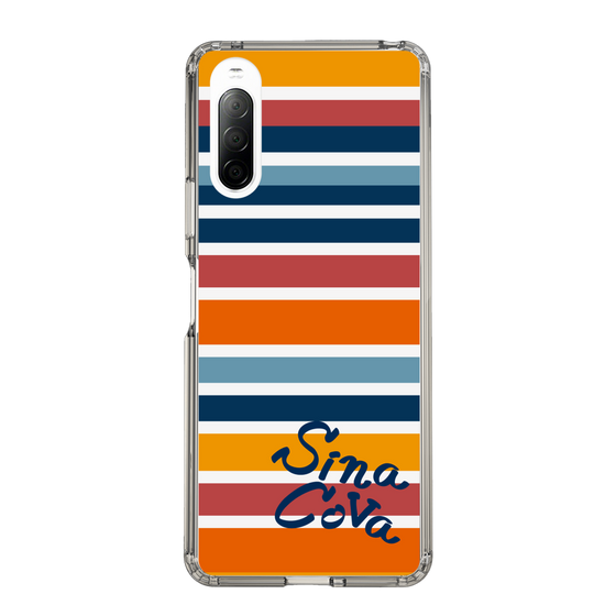 Slim Protection Case［ SINA COVA - Border Stripes - Multicolor ］