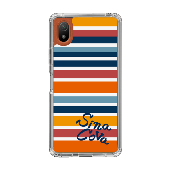 Slim Protection Case［ SINA COVA - Border Stripes - Multicolor ］