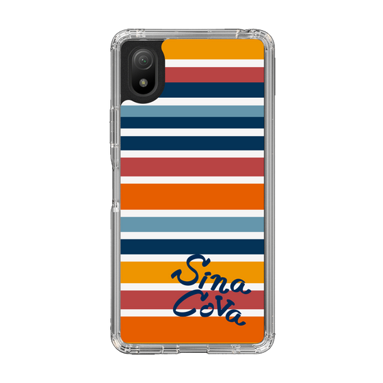 Slim Protection Case［ SINA COVA - Border Stripes - Multicolor ］