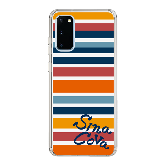 Slim Protection Case［ SINA COVA - Border Stripes - Multicolor ］