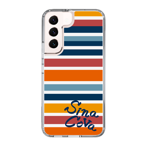 Slim Protection Case［ SINA COVA - Border Stripes - Multicolor ］