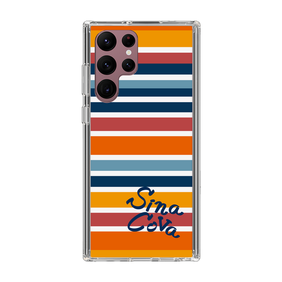 Slim Protection Case［ SINA COVA - Border Stripes - Multicolor ］