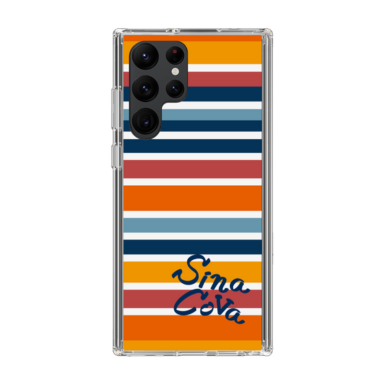 Slim Protection Case［ SINA COVA - Border Stripes - Multicolor ］